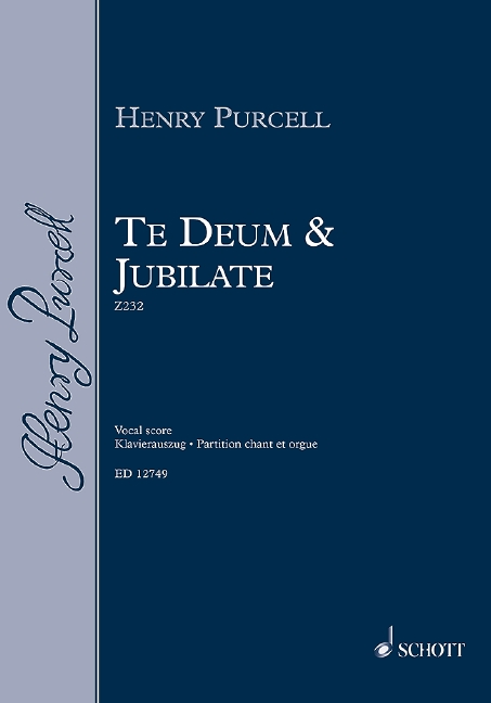 Te deum and jubilate&nbsp;&nbsp;für gem Chor, Soli und Orchester&nbsp;&nbsp;Klavierauszug