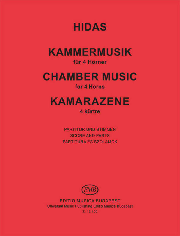 Kammermusik  für 4 Hörner  Partitur und Stimmen