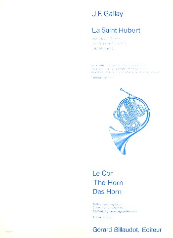La Saint-Hubert pour 3 cors&nbsp;&nbsp;partition et parties&nbsp;&nbsp;