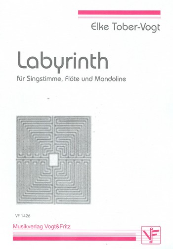 Labyrinth für Gesang, Flöte,  und Mandoline  Partitur