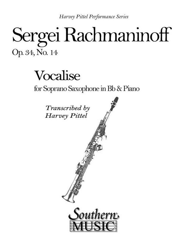 Vocalise op.34,14  for soprano sax and piano  
