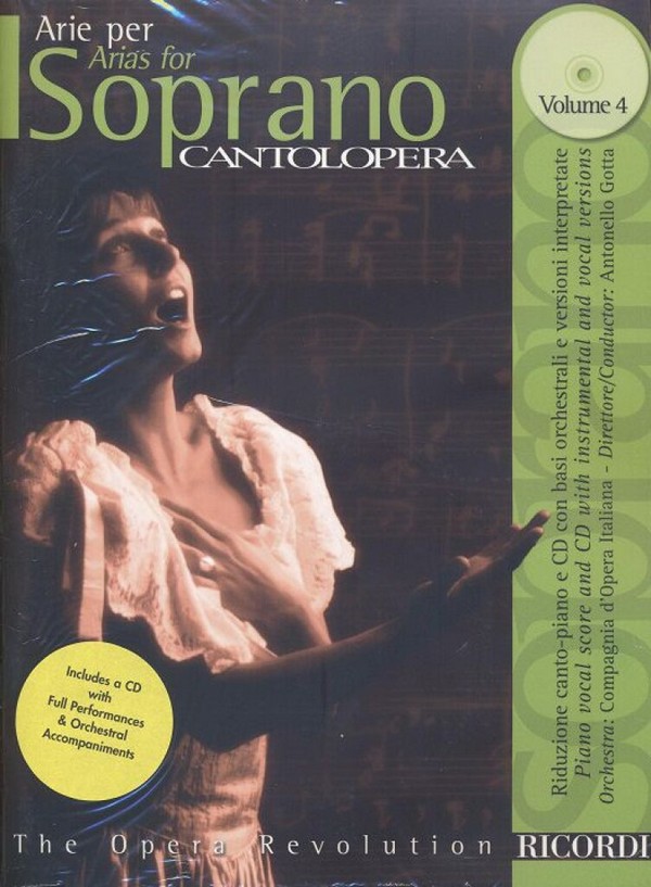 Arie per soprano vol.4 (+CD)&nbsp;&nbsp;&nbsp;&nbsp;
