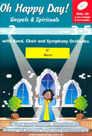 Oh happy Day vol.2 (+CD)  für 1-2 Hörner in Es  