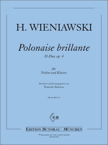 Polonaise brillante D-Dur op.4  für Violine und Klavier  