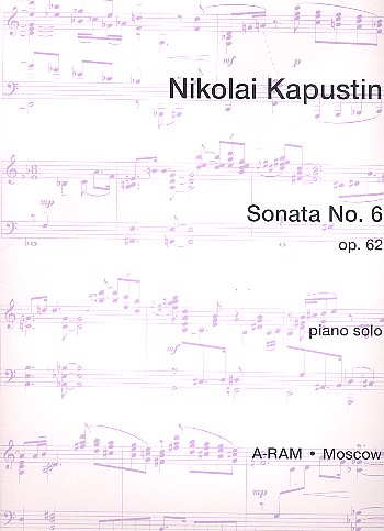 Sonata no.6 op.62  for piano solo  