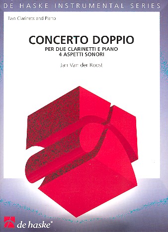 Concerto doppio für 2 Klarinetten  und Streicher,  Partitur  