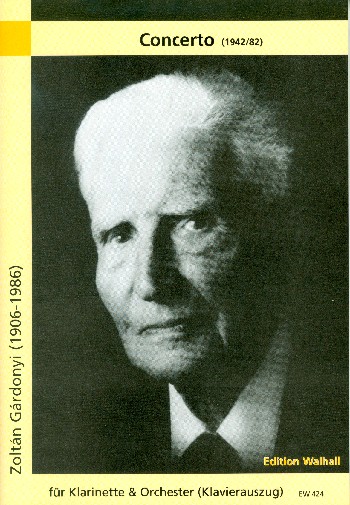 Concerto  für Klarinette und Orchester  Klavierauszug