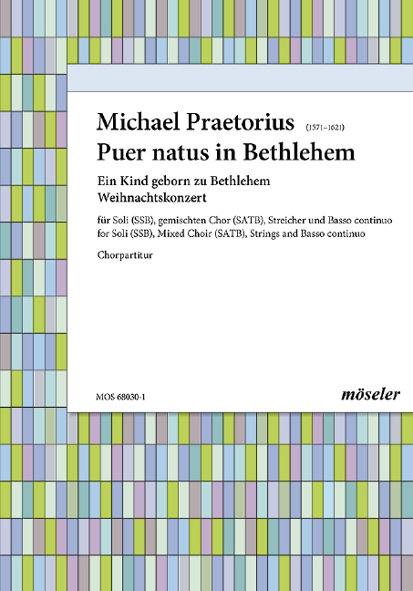 Puer natus in Bethlehem&nbsp;&nbsp;für 2 gem Chöre, Streicher und Bc&nbsp;&nbsp;Chorpartitur