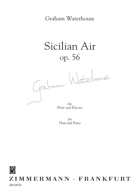 Sicilian Air op.56  für Flöte und Klavier  