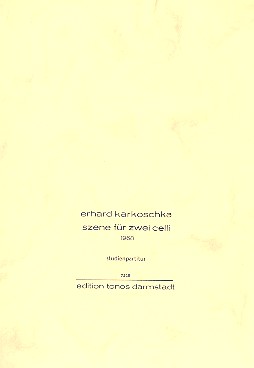 Szene für 2 Violoncelli  Studienpartitur  