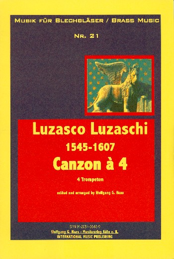 Canzon a 4 für 4 Trompeten&nbsp;&nbsp;Partitur und Stimmen&nbsp;&nbsp;