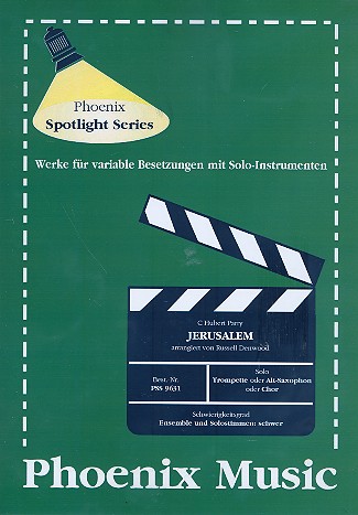 Jerusalem: für Solo-Instrument  und variables Ensemble  Partitur und Stimmen