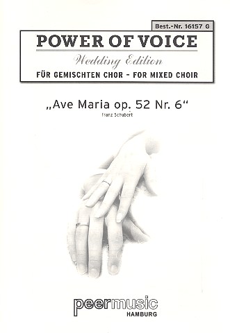 Ave Maria op.52,6 für gem Chor  a cappella  Partitur
