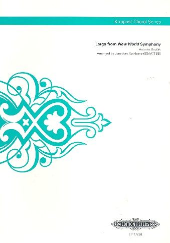 Largo from New World Symphony  for mixed chorus (SSAATTBB) a cappella  Score