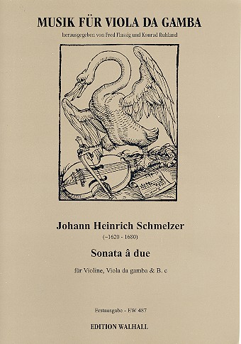 Sonata a due&nbsp;&nbsp;für Violine,  Viola da gamba und Bc&nbsp;&nbsp;Partitur und Stimmen
