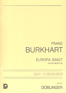 Europa singt für Frauenchor a cappella  Singpartitur  Der Oberchor