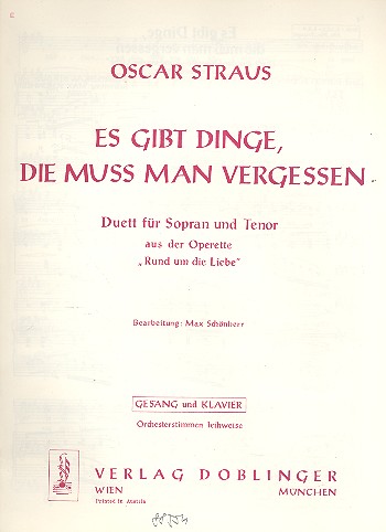 Es gibt Dinge die muss man vergessen&nbsp;&nbsp;für Sopran und Tenor aus&nbsp;&nbsp;Rund um die Liebe