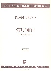 Studien für Streichorchester  Studienpartitur  