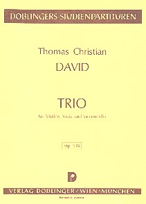 Trio für Violine, Viola und  Violoncello  Studienpartitur