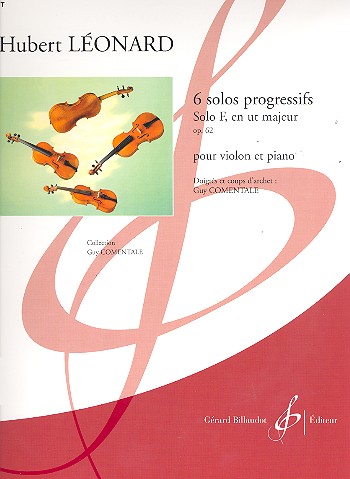 Solo progressif F ut majeur op.62&nbsp;&nbsp;pour violon et piano&nbsp;&nbsp;