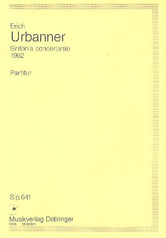 Sinfonia concertante für Orchester  Studienpartitur  