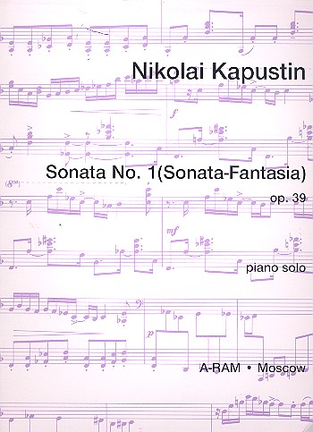 Sonata no.1 op.39 (sonata-fantasia)  for piano solo  