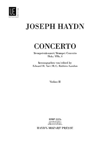 Konzert Es-Dur Hob.VIIE:1&nbsp;&nbsp;für Trompete und Orchester&nbsp;&nbsp;Violine 2