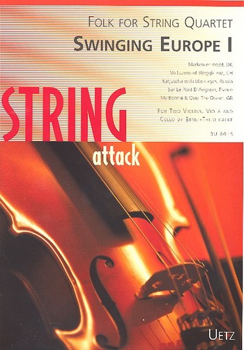 Swinging Europe Band 1&nbsp;&nbsp;für 2 Violinen, Viola und Violoncello&nbsp;&nbsp;Partitur und Stimmen