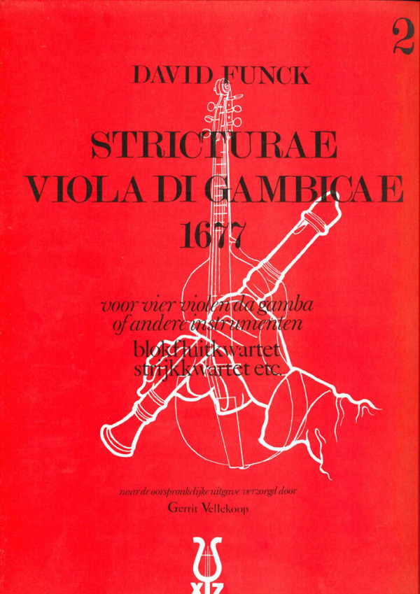 Stricturae viola di gambicae&nbsp;&nbsp;vol.2 for 4 viola da gamba (or&nbsp;&nbsp;recorder/string quartet), score+parts
