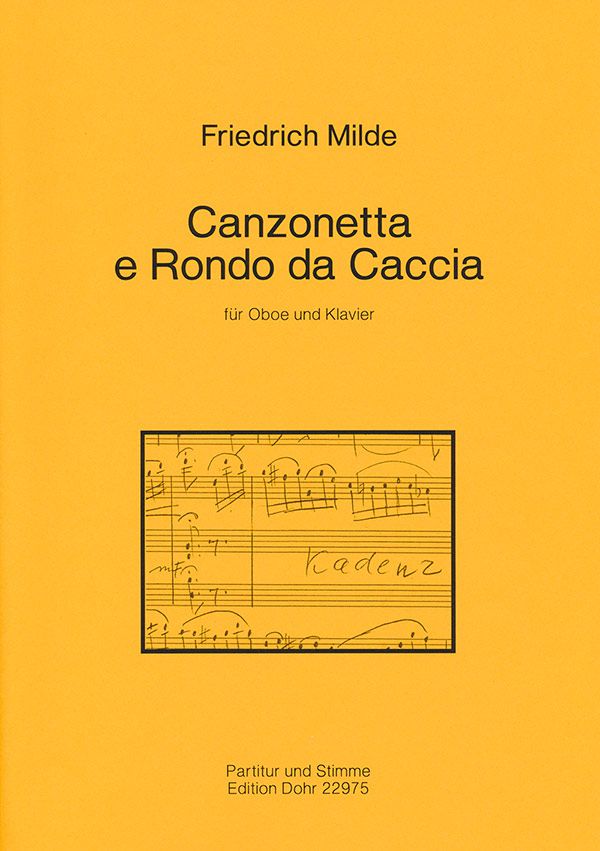 Canzonetta e Rondo da Caccia&nbsp;&nbsp;für Oboe und Klavier&nbsp;&nbsp;