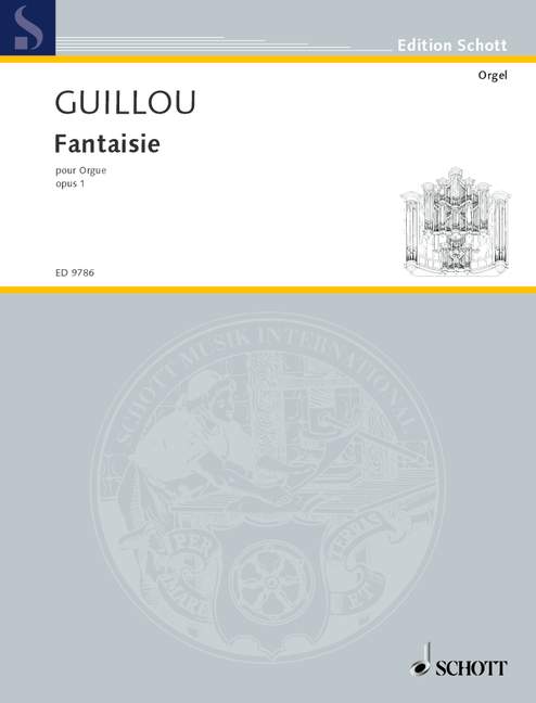 Fantasie op.1  für Orgel  
