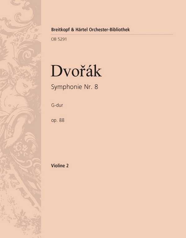 Sinfonie G-Dur Nr.8 op.88&nbsp;&nbsp;für Orchester&nbsp;&nbsp;Violine 2