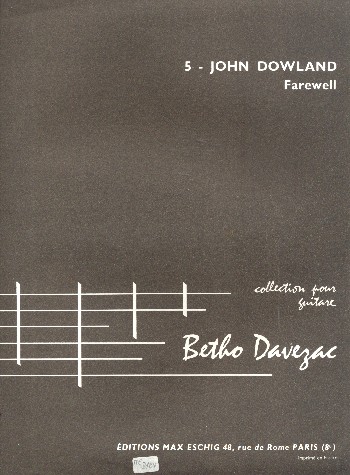 Farewell  pour guitare  