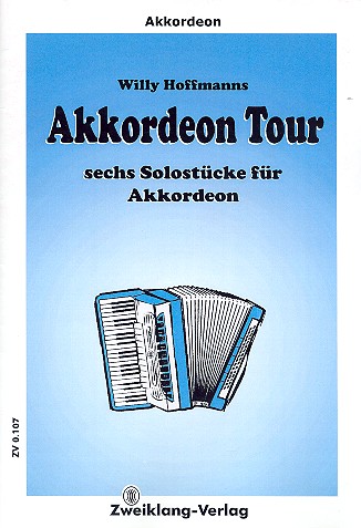 Akkordeon tour 6 Solostücke  für Akkordeon  