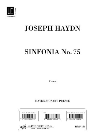 SINFONIE NR. 75 D-DUR FUER&nbsp;&nbsp;ORCHESTER, H. I:75&nbsp;&nbsp;HARMONIESTIMMEN