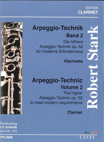 Die höhere Arpeggio-Technik für moderne Erfordernisse op.52 Band 2  für Klarinette  
