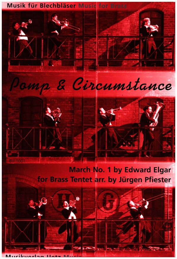 Pomp and circumstance march no.1&nbsp;&nbsp;for brass tentet,  score and parts&nbsp;&nbsp;Pfiester, Jürgen,  arr.