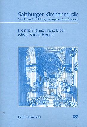 Missa sancti Henrici für Chor (SSATB)  und Orchester  Klavierauszug