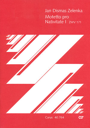 Motetto pro Nativitate Nr.1 ZWV171&nbsp;&nbsp;für Alt, 2 Flöten, 2 Violinen, Viola&nbsp;&nbsp;und Bc,  Partitur