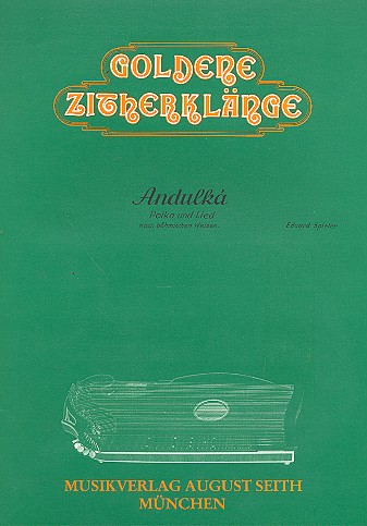 Andulka Polka und Lied  für Zither  (Verlgaskopie)