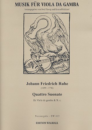 4 Sonaten  für Viola da gamba und Bc  