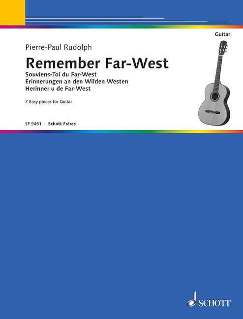 Souviens-toi du far-west 7 pieces pour  guitar  