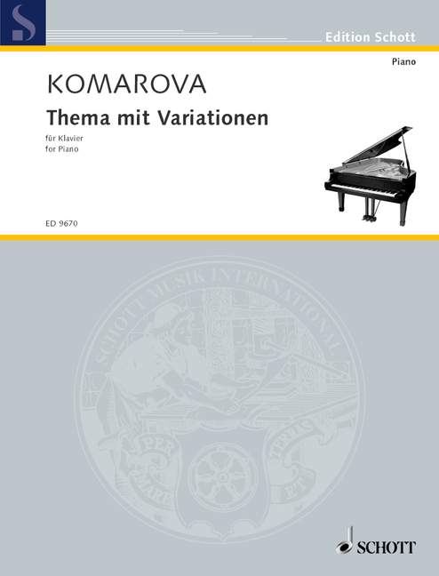 Thema mit Variationen&nbsp;&nbsp;für Klavier&nbsp;&nbsp;