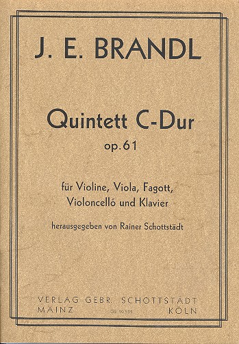 Quintett C-Dur op.61 für  Fagott, Violine, Viola, Violoncello  und Klavier