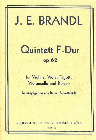 Quintett F-Dur op.62 für  Fagott, Violine, Viola, Violoncello  und Klavier