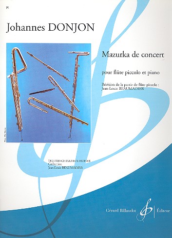 Mazurka de concert  pour flûte piccolo et piano  