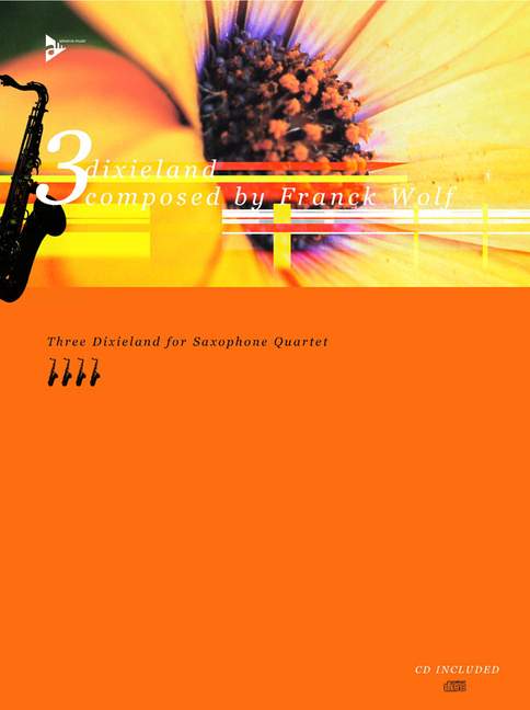 3 Dixieland (+CD)  for 4 saxophones (SATB)  score and parts