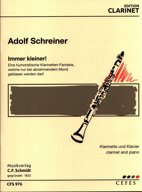 Immer kleiner  für Klarinette und Klavier  