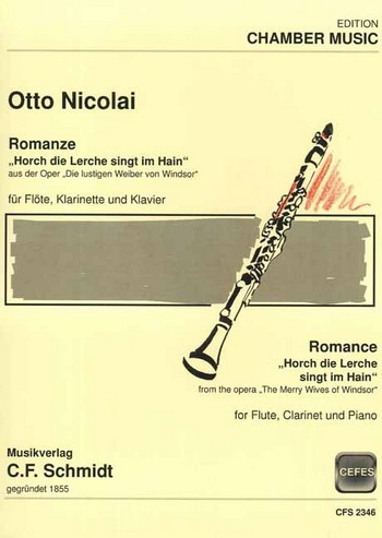 Horch die Lerche singt im Hain  für Flöte, Klarinette und Klavier  