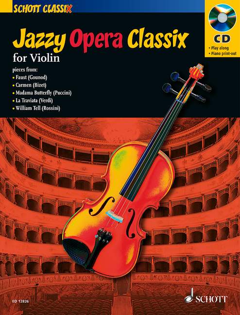 Jazzy Opera Classix (+CD)&nbsp;&nbsp;for violin&nbsp;&nbsp;